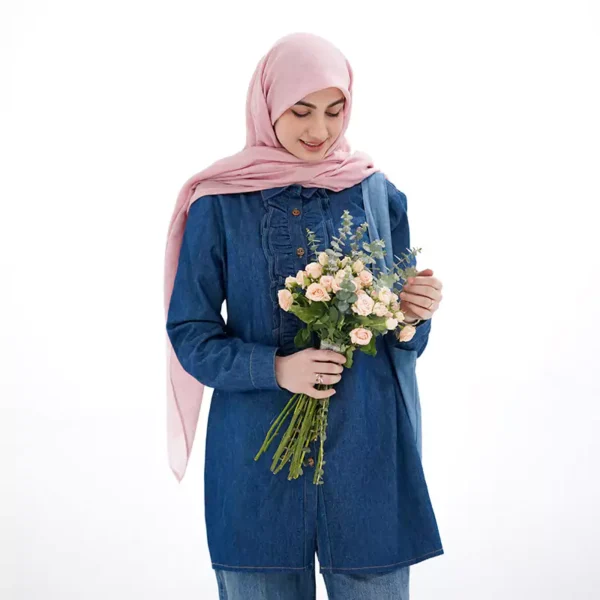شومیز جین تیره