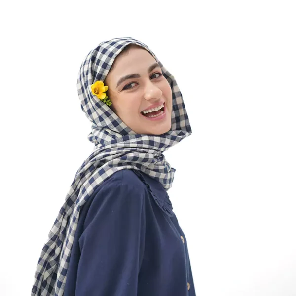 شومیز لینن سورمه‌ای