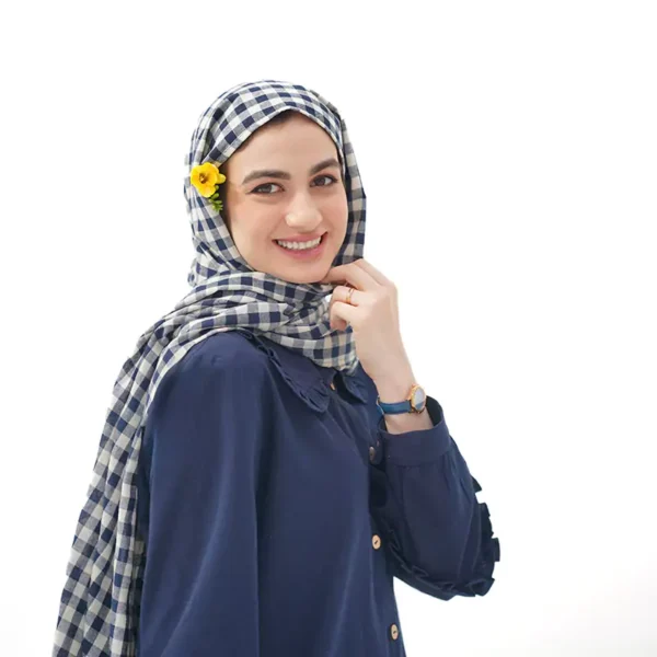 شومیز لینن سورمه‌ای