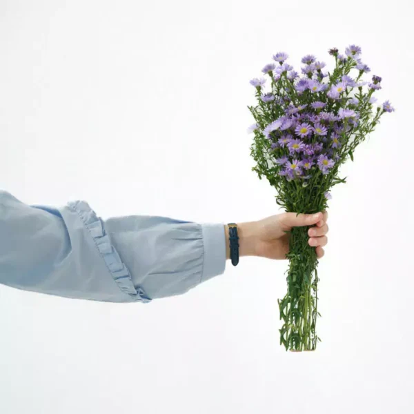 شومیز لینن آبی آسمانی